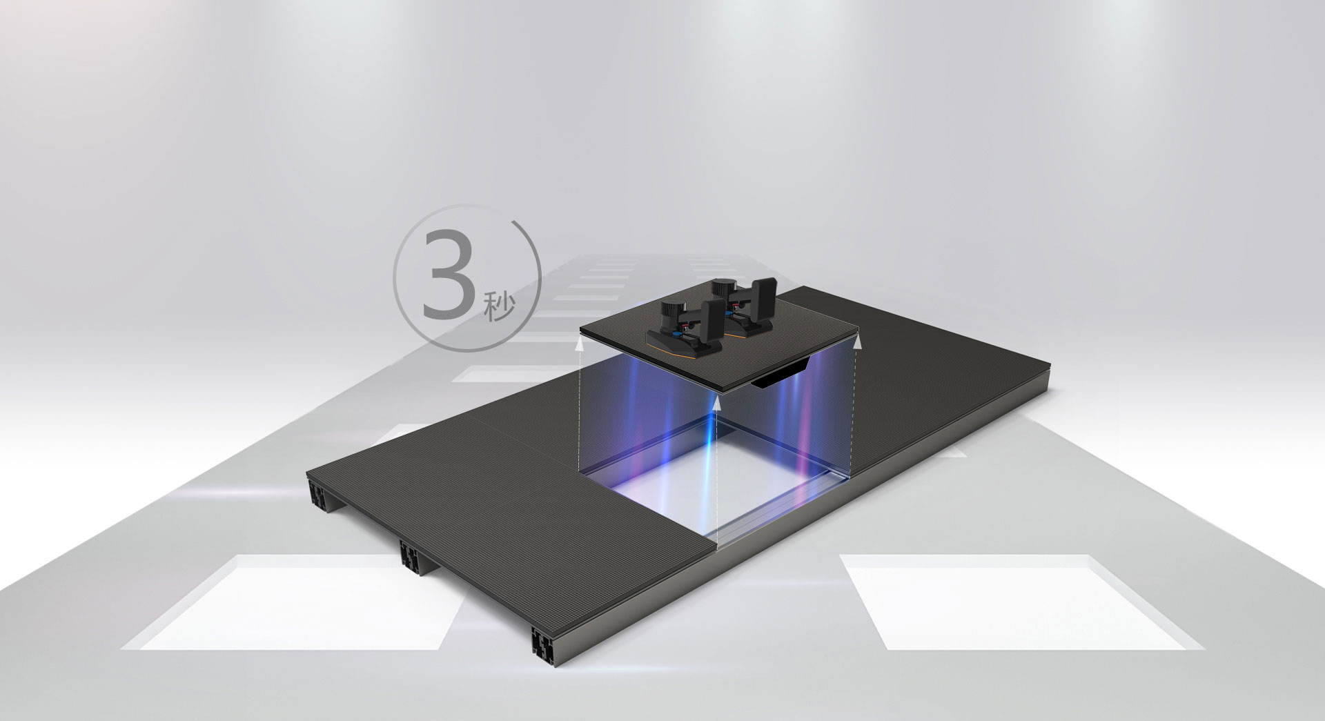 Simple and Fast Installation Floor LED
